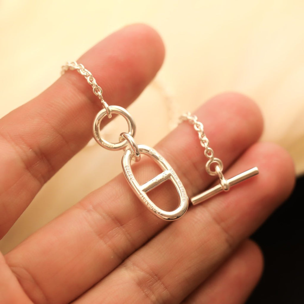 [Imperial] HM CHAINE D'ANCRE PENDANT NECKLACE STERLING SILVER