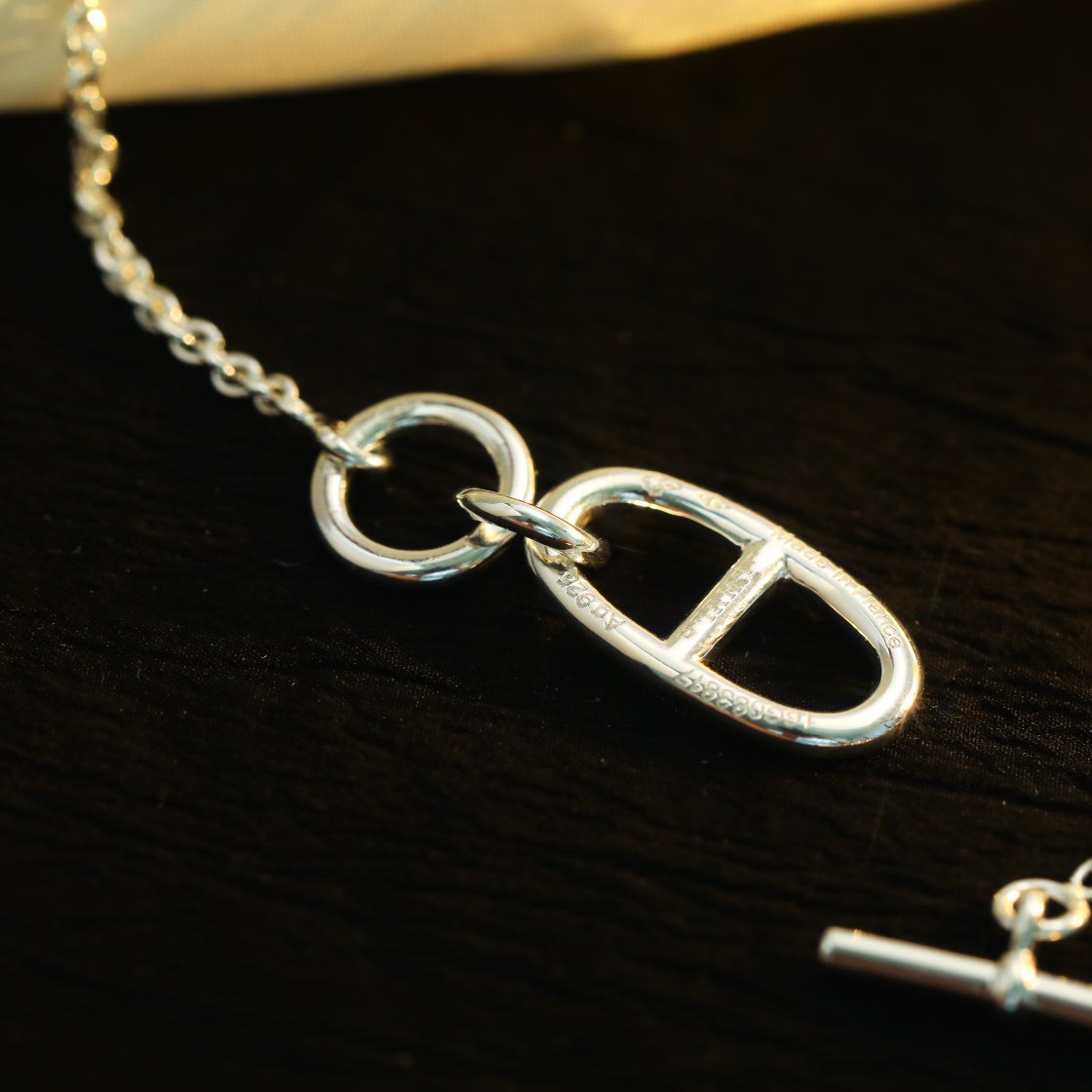 [Imperial] HM CHAINE D'ANCRE PENDANT NECKLACE STERLING SILVER
