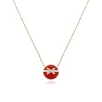 [Imperial] JEUX DE ROSE GOLD DIAMOND NECKLACE