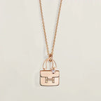 [Imperial] AMULETTE PEDANT ROSE GOLD NECKLACE