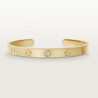 [Imperial] LOVE BRACELET 6.1MM 1 DIAMOND OPEN CUFF