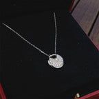[Imperial] AMULETTE SILVER FULL DIAMOND NECKLACE
