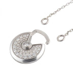 [Imperial] AMULETTE SILVER FULL DIAMOND NECKLACE
