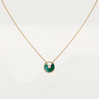 [Imperial] AMULETTE ROSE GOLD MALACHITE NECKLACE