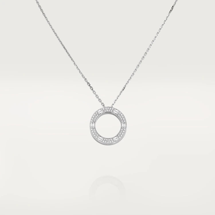 [Imperial] LOVE NECKLACE ADJUSTABLE SILVER