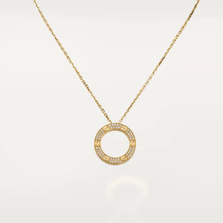[Imperial] LOVE NECKLACE ADJUSTABLE ROSE GOLD