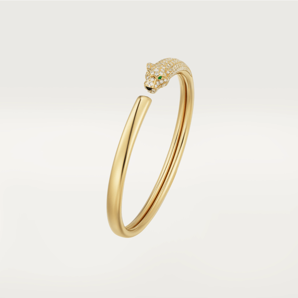 [Imperial] PANTHERE GOLD DIAMOND OPEN BRACELET