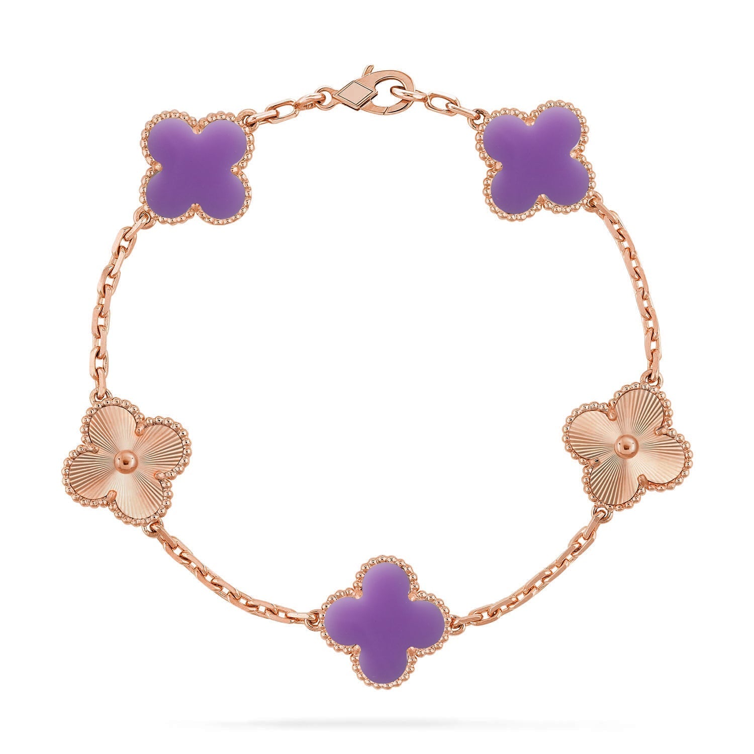[Imperial]New CLOVER 5 MOTIF LIGHT PURPLE BRACELET COLLECTION