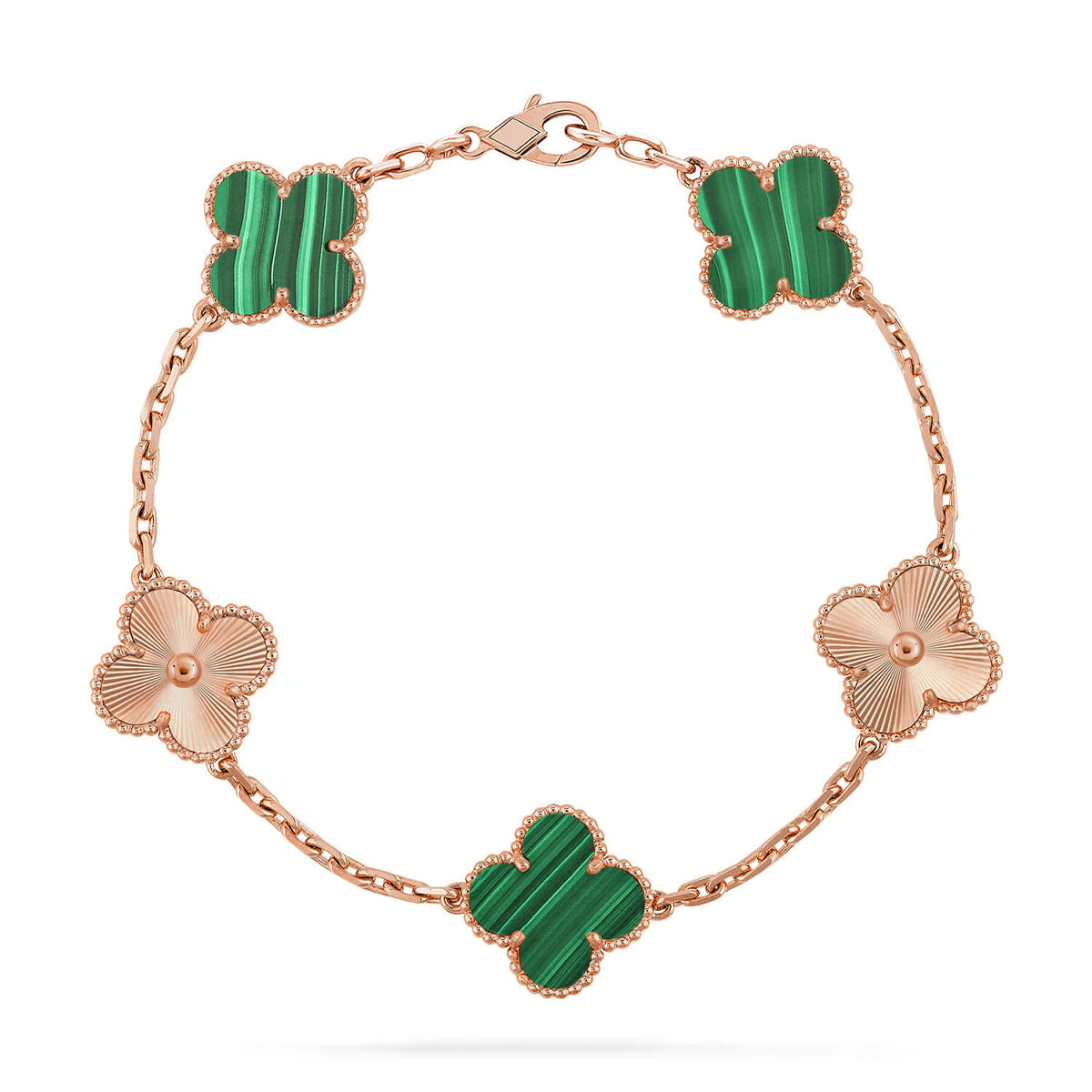 [Imperial]New  CLOVER 5 MOTIF MALACHITE BRACELET COLLECTION