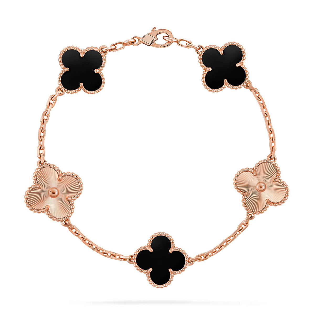[Imperial]New CLOVER 5 MOTIF ONYXS BRACELET COLLECTION