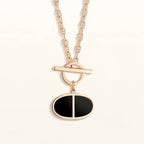 [Imperial] CHAINE VERSO BLACK CERAMIC NECKLACE
