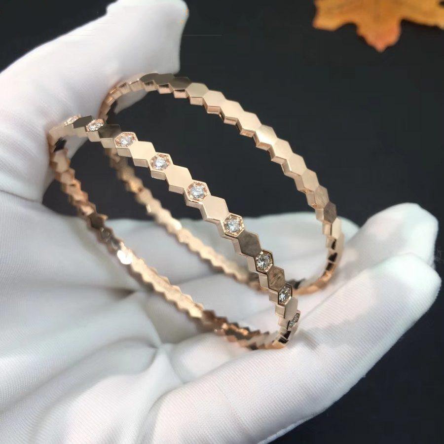 [Imperial] BEE LOVE PINK GOLD DIAMOND BRACELET