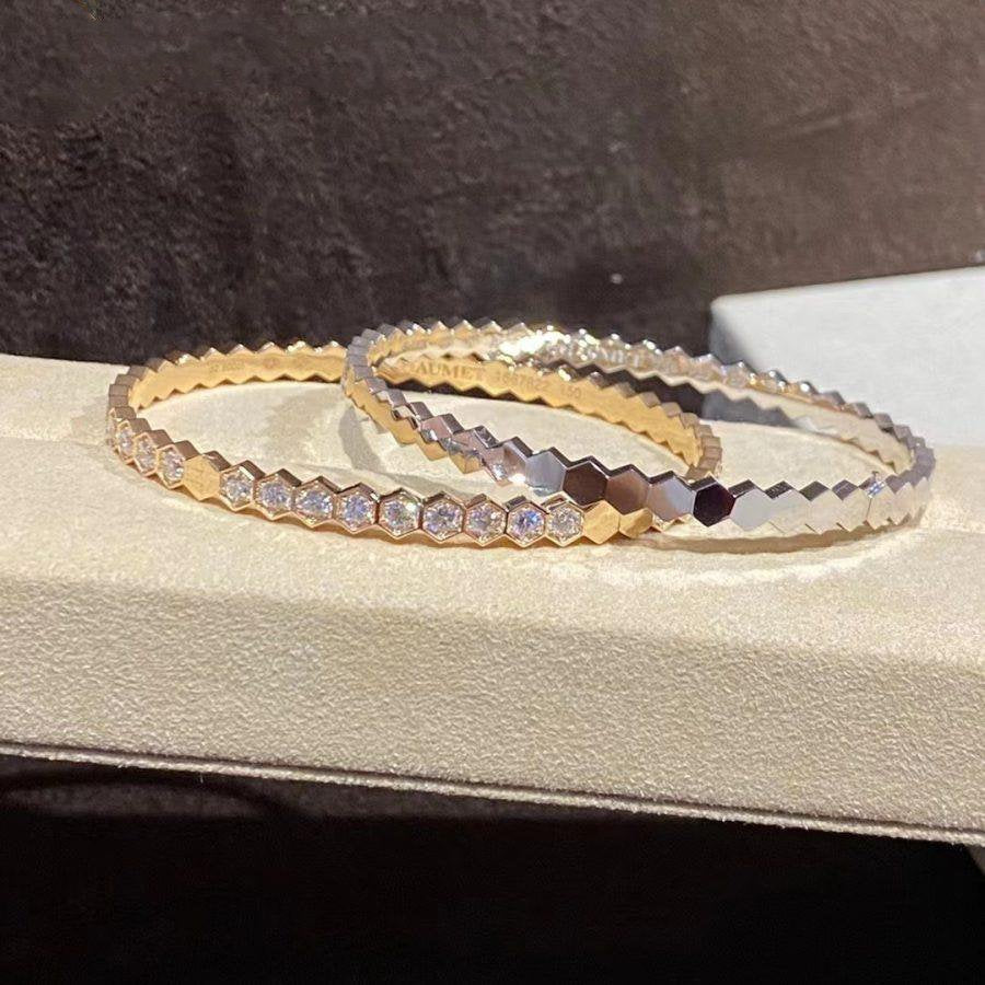 [Imperial] BEE LOVE GOLD BRACELET FULL DIAMOND