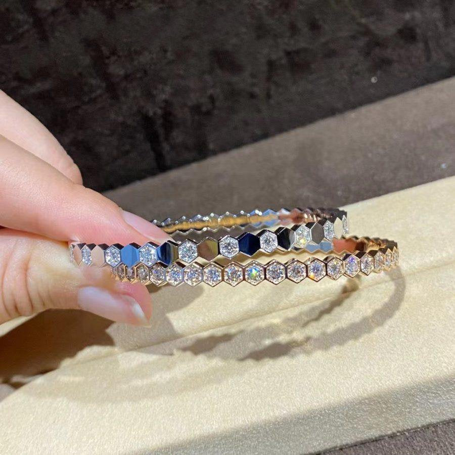 [Imperial] BEE LOVE GOLD BRACELET FULL DIAMOND