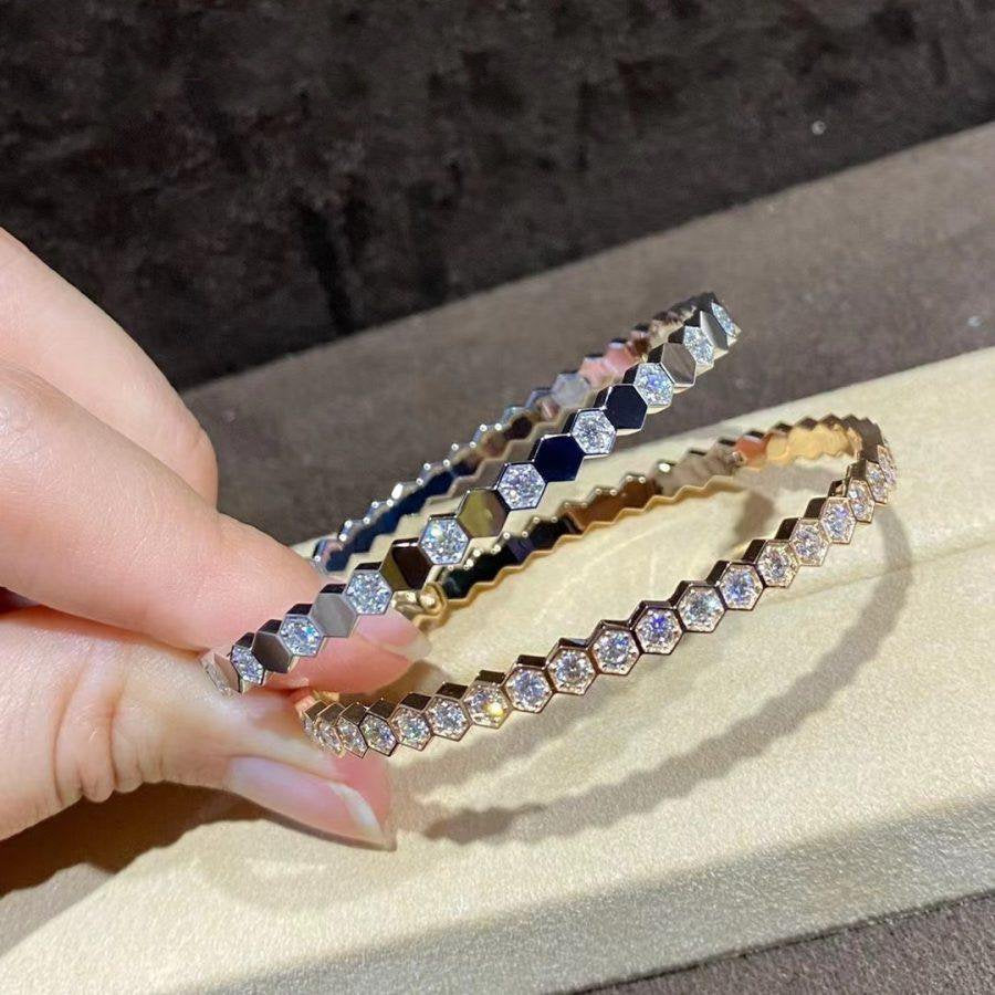 [Imperial] BEE LOVE GOLD BRACELET FULL DIAMOND