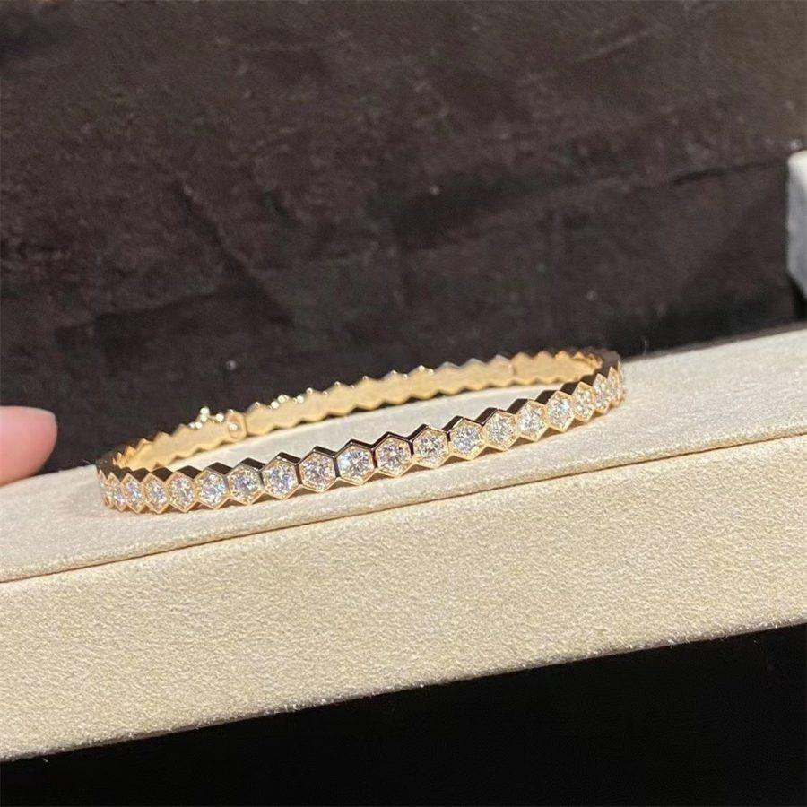[Imperial] BEE LOVE GOLD BRACELET FULL DIAMOND