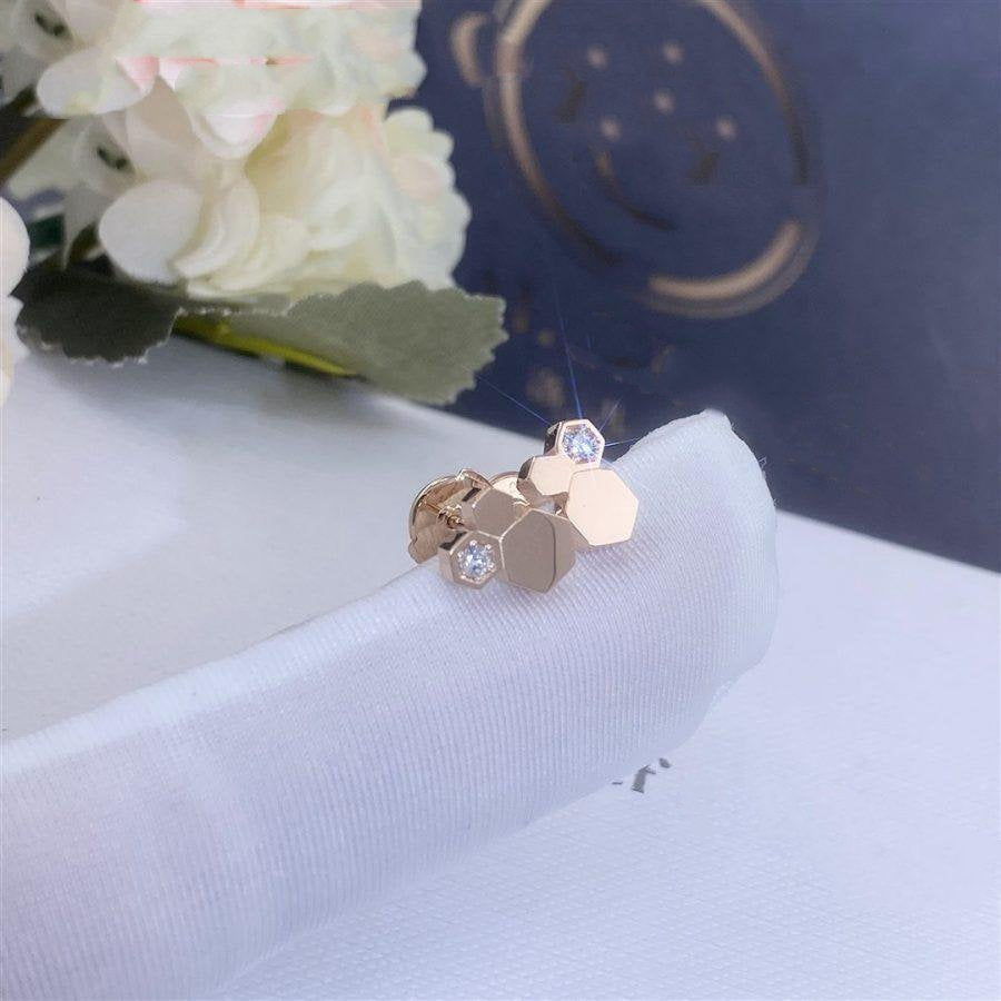 [Imperial] BEE LOVE PINK GOLD DIAMOND EARRINGS