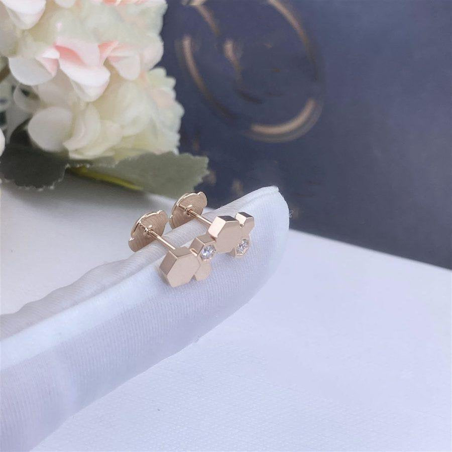 [Imperial] BEE LOVE PINK GOLD DIAMOND EARRINGS