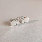 [Imperial] BEE LOVE SILVER DIAMOND EARRINGS