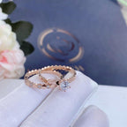 [Imperial] BEE LOVE RING PINK GOLD 1 DIAMOND