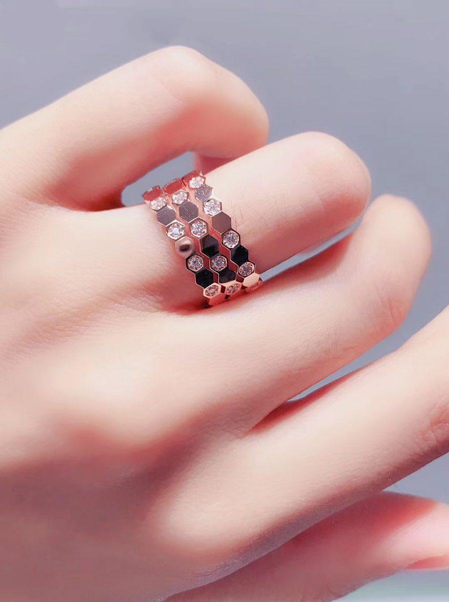 [Imperial] BEE LOVE RING PINK GOLD DIAMOND
