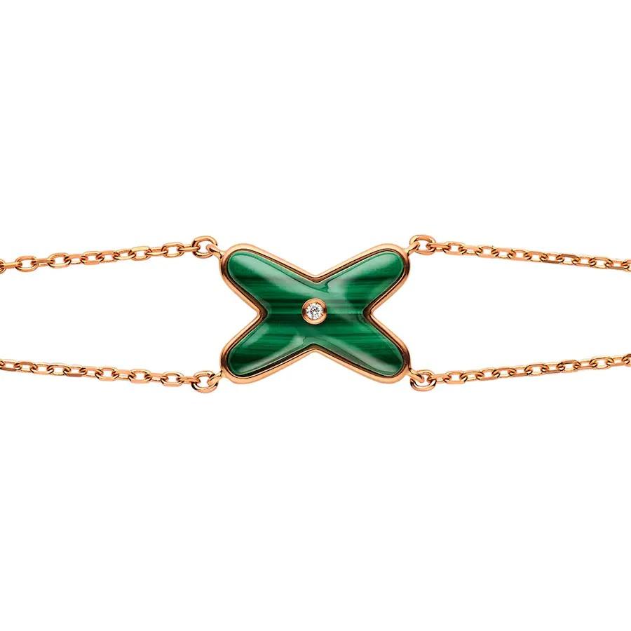 [Imperial] JEUX BRACELET MALACHITE PINK GOLD 1 DIAMOND