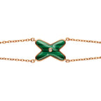 [Imperial] JEUX BRACELET MALACHITE PINK GOLD 1 DIAMOND