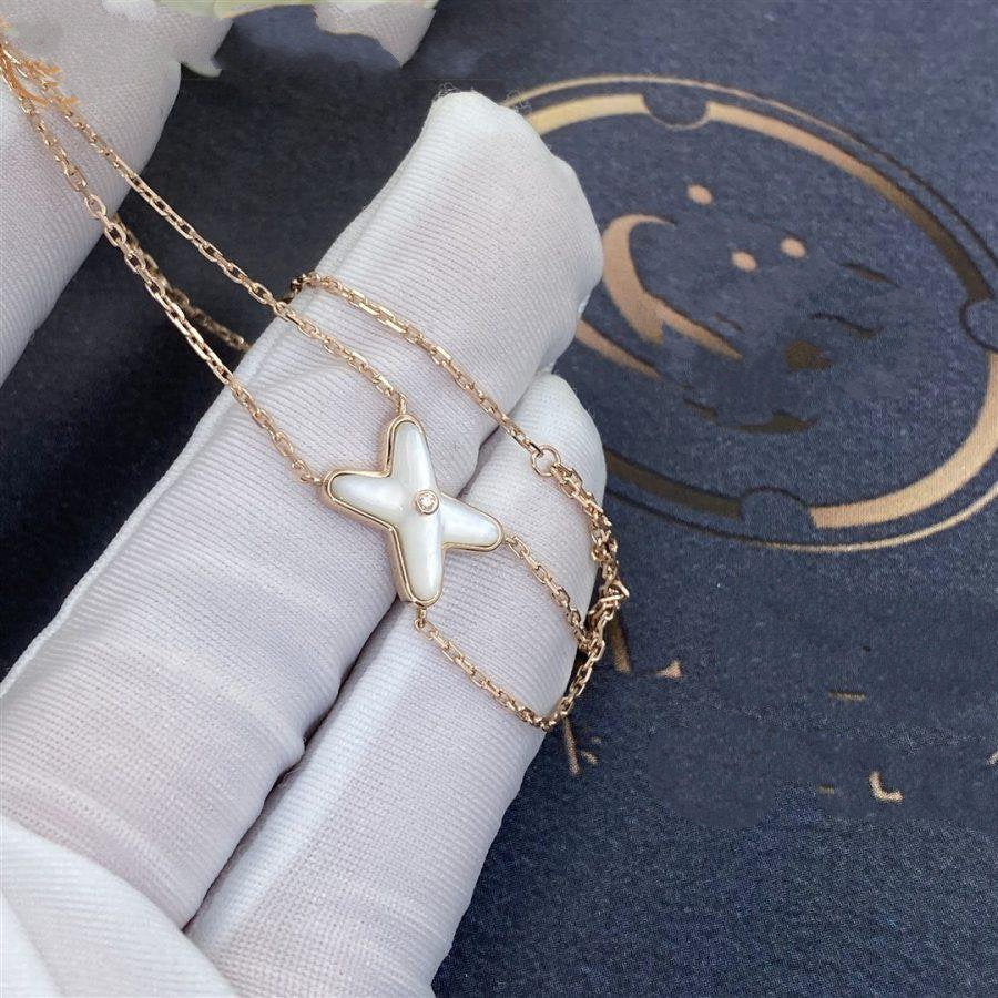 [Imperial] JEUX BRACELET WHITE MOP PINK GOLD 1 DIAMOND