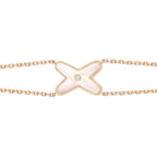 [Imperial] JEUX BRACELET WHITE MOP PINK GOLD 1 DIAMOND