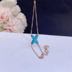 [Imperial] JEUX BRACELET TURQUOISE PINK GOLD 1 DIAMOND