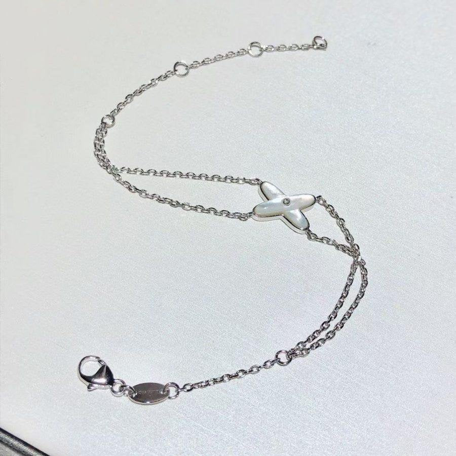 [Imperial] JEUX BRACELET WHITE MOP SILVER 1 DIAMOND