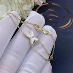 [Imperial] JEUX BRACELET WHITE MOP GOLD 1 DIAMOND