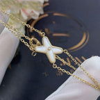 [Imperial] JEUX BRACELET WHITE MOP GOLD 1 DIAMOND