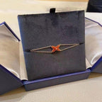 [Imperial] JEUX BRACELET CARNELIAN PINK GOLD 1 DIAMOND