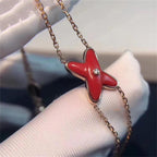[Imperial] JEUX BRACELET CARNELIAN PINK GOLD 1 DIAMOND