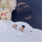 [Imperial] JEUX DE PINK GOLD DIAMOND EARRINGS