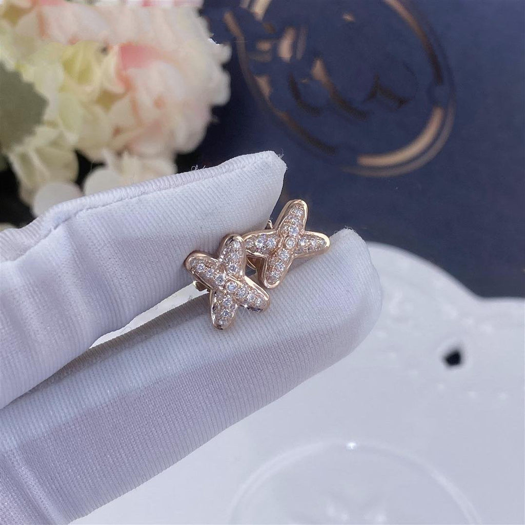 [Imperial] JEUX DE PINK GOLD DIAMOND EARRINGS