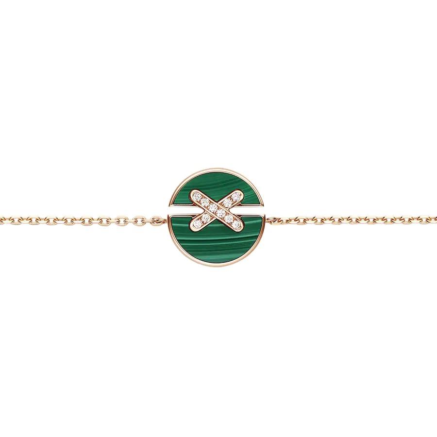 [Imperial] JEUX DE BRACELET MALACHITE PINK GOLD DIAMONDS