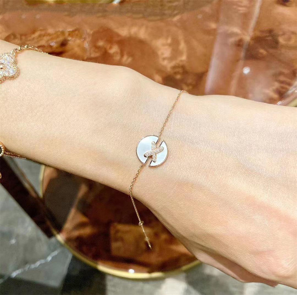 [Imperial] JEUX DE BRACELET MOP PINK GOLD DIAMONDS
