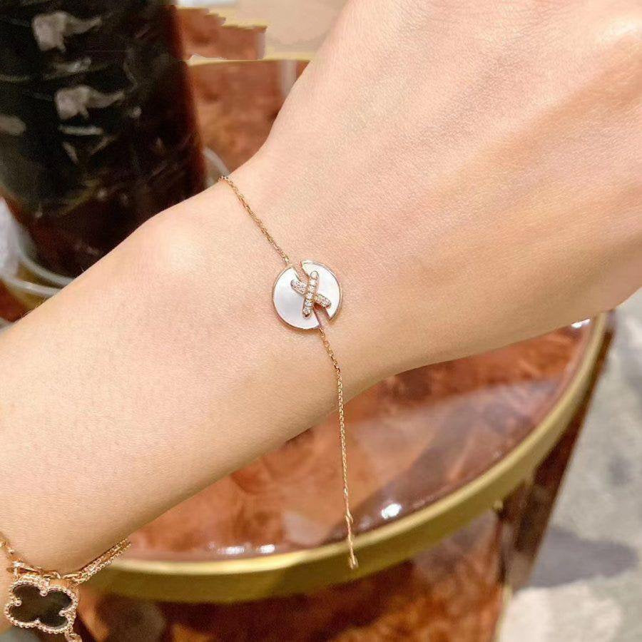 [Imperial] JEUX DE BRACELET MOP PINK GOLD DIAMONDS