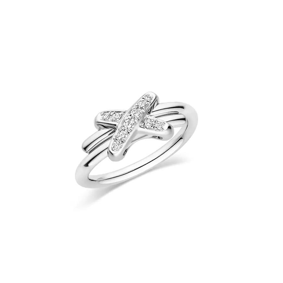 [Imperial] JEUX DE SILVER DIAMOND RING