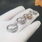 [Imperial] JEUX DE SILVER DIAMOND RING