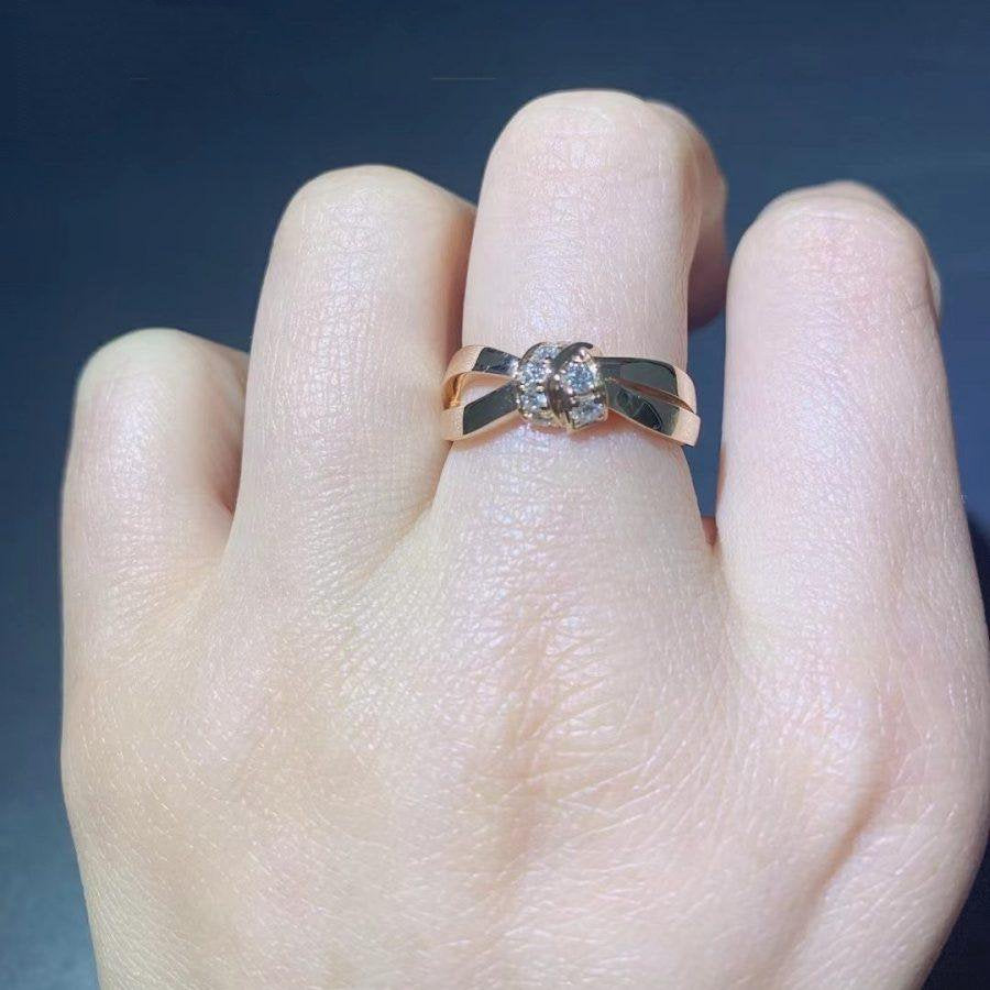 [Imperial] LIENS RING PINK GOLD DIAMOND