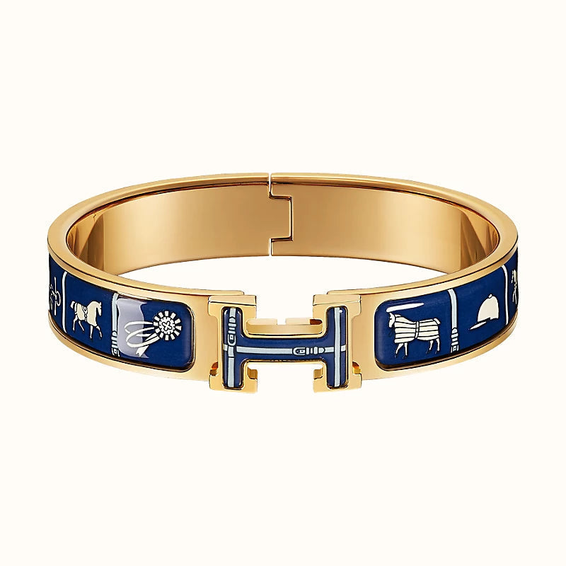 [Imperial] H COUVERTURES DARK BLUE BRACELET