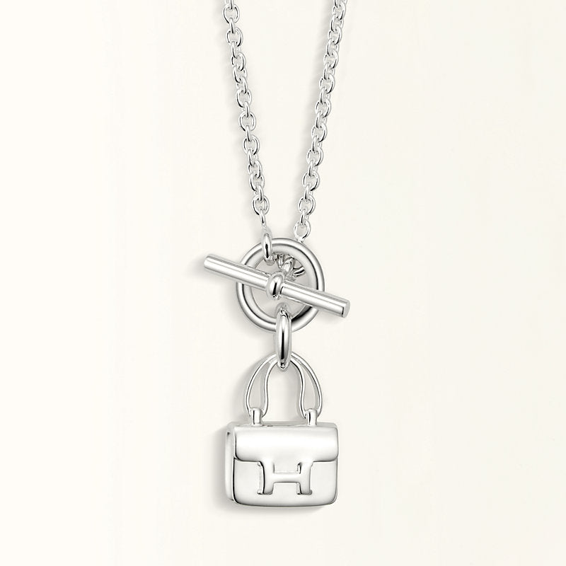 [Imperial] POP H PEDANT SILVER NECKLACE