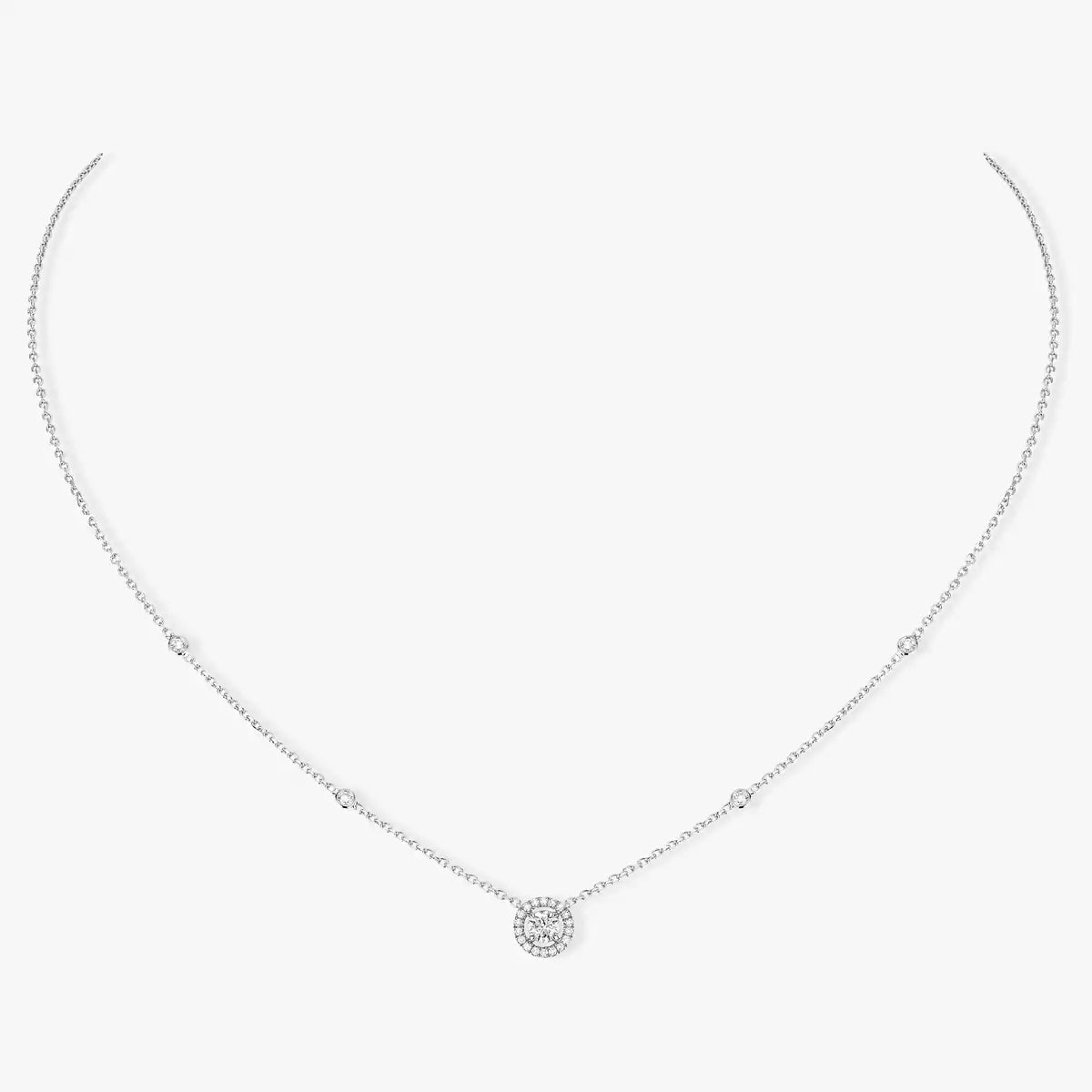 [Imperial] Diamond Necklace 0,20ct Brilliant Shape Joy