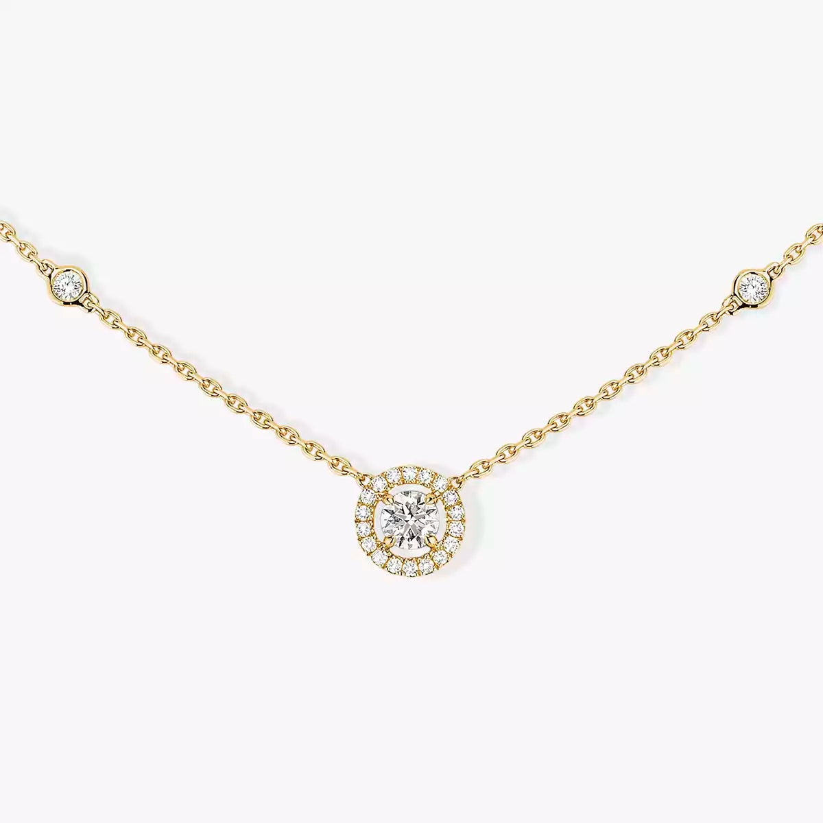 [Imperial] Diamond Necklace 0,20ct Brilliant Shape Joy