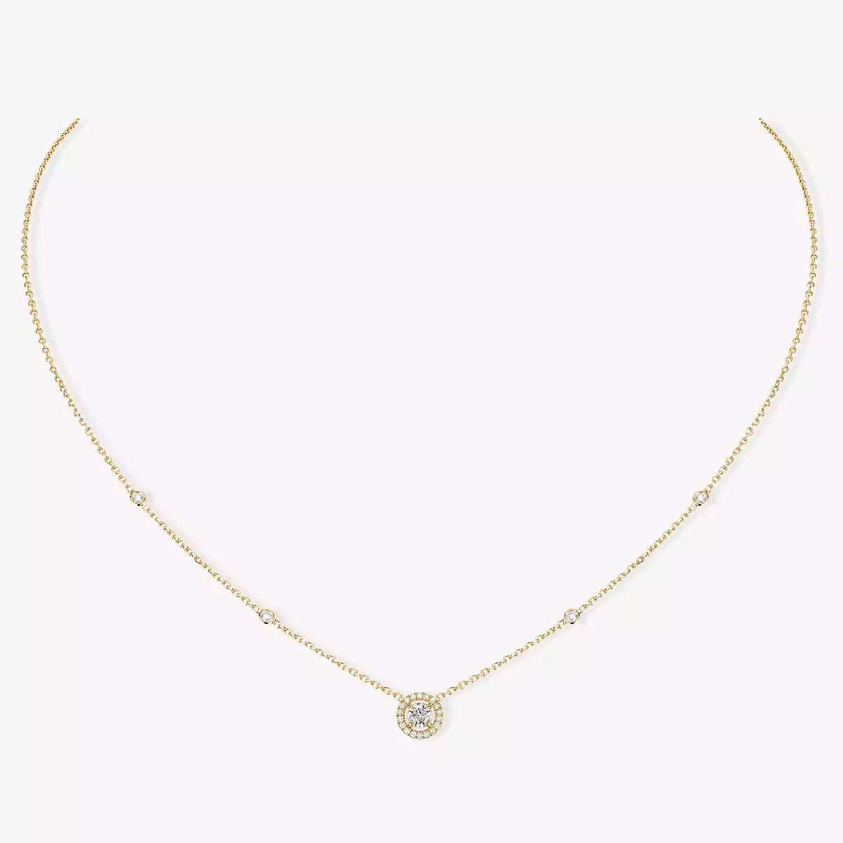 [Imperial] Diamond Necklace 0,20ct Brilliant Shape Joy