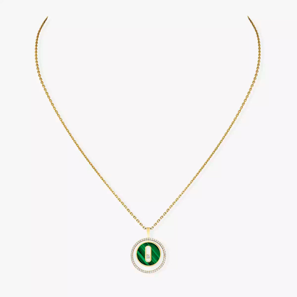 [Imperial] Lucky Move Diamond Necklace in Rose Gold and White Mother-of-Pearl