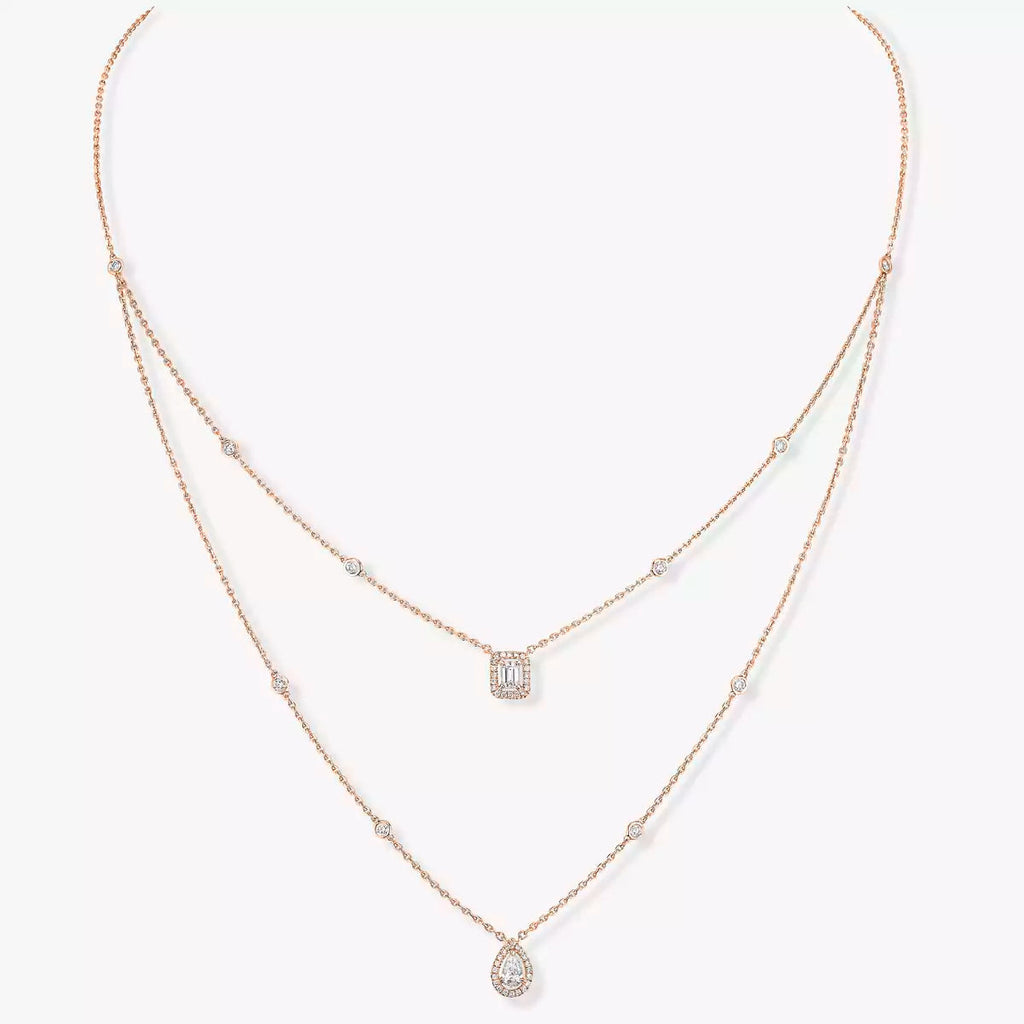 [Imperial] Diamond Necklace My Twin 2 Rows